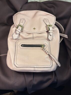 Excellent Condition orYANY Blush Pink Soft Pebbled Leather Backpack Purse